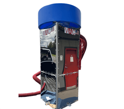 SquareVac triple motor unit — maximum power vacuum system